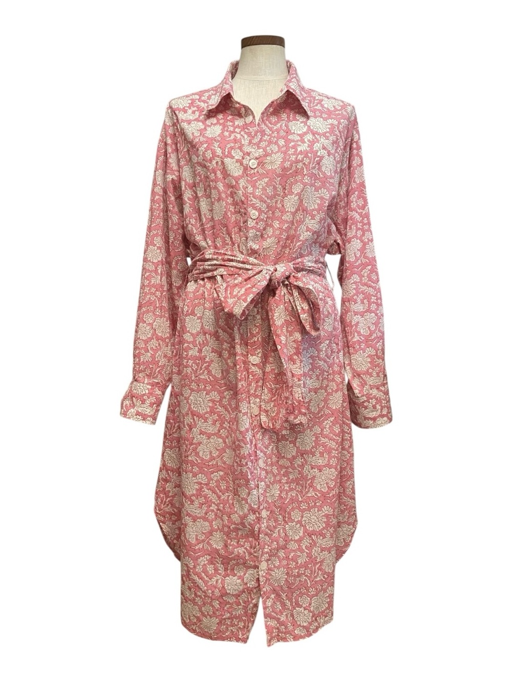 SZ Blockprints X J. Crew Oversized Shirt Dress Nila Block Print